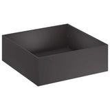 Garden Planter 2 pcs Black 60 x 60 x 20 cm Cold-rolled Steel 8004995