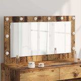 Vanity Mirror Rectangular with Mirror Old Wood 100 x 55 x 18 cm 868307