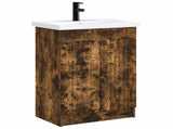 Bathroom Furniture Set Smoked Oak 78.5 x 37.5 x 81 cm 3404199