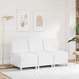 Modular Sofa Unit Armless White 55 x 74 x 82 cm Faux Leather 4108495