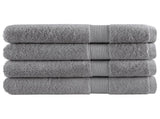 Premium Towels "SOLUND" 4 pcs Grey 100x200 cm 600 gsm 137318