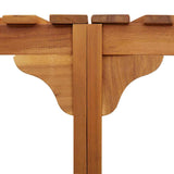 Hot Tub Surround Half-Round Brown 272 x 120 x 55.5 cm 4108127