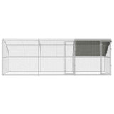 Chicken Cage 3 pcs Silver 600 x 200 x 200 cm Steel and PE 3381110