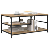 Coffee Table Artisan Oak 90 x 49 x 40 cm Engineered Wood 886244