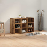 Shoe Cabinet Old Wood 77.5 x 30 x 51 cm Engineered Wood 875206