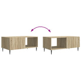 Coffee Table Sonoma Oak 90 x 50 x 40 cm Engineered Wood 894497