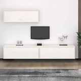 TV Cabinets 3 pcs White Solid Wood Pine 3100140