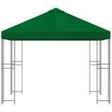 Gazebo 3 x 3 m Green Polyester and Steel 190 gsm 900329