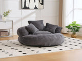 GOMYWAY Bean Bag Chairs for Adults/Kids,Large Bean Bag Chair with 3 Pillows & Armrest, Soft Corduroy W2678P489500