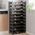 ZNTS Wine Rack for 60 Bottles PP Stackable 3189183