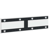 Wall-Mounted Headboard DELFT Black Engineered Wood 897146