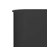 6-panel Wind Screen Fabric 800x160 cm Anthracite 47182