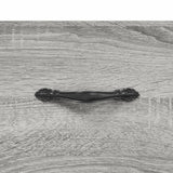 Highboard Grey Sonoma 69,5x34x180 cm Engineered Wood 3198439