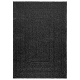 Rug ZIZUR Anthracite 120x170 cm Jute Look Indoor and Outdoor 4010334
