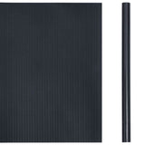 Privacy Strips PVC 140x0.19 m Matte Dark Grey 147868