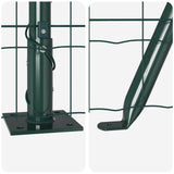 Welded Wire Fence with Concrete Base 25 x 1.0 m 3350887