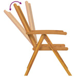 Garden Bistro Set Brown Solid acacia wood 3154120