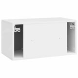 Wall-Mounted TV Cabinet High Gloss White 59.5 x 31 x 30 cm 898369