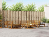 Outdoor Sofa Set 7 pcs Natural Solid Acacia Wood 3367272