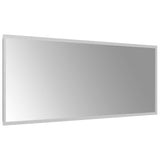 LED Bathroom Mirror Transparent 100 x 40 cm Tempered Glass 42045822