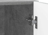 Bedside Table 2 pcs Concerte Grey 43 x 34.5 x 47 cm 895262