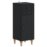 2 Piece Bathroom Cabinet Set ALKMAAR Black Engineered Wood 3417667