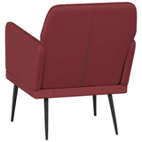 Armchair Wine Red 61x78x80 cm Faux Leather 351396