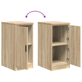 Garage Storage Cabinet Sonoma Oak 40x51x85 cm Solid Wood Pine 860564