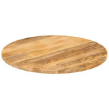 Table Top 70x3.8 cm Round Solid Wood Mango 370065