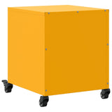 ZNTS Bedside Cabinet Mustard Yellow 36x39x43.5 cm Steel 846620