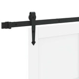 Sliding Door ORKDAL White 83 x 202 cm Solid Pine Wood 3445596