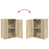 TV Cabinet Set Wall-mounted 4 pcs Sonoma Oak Engineered wood 3397898