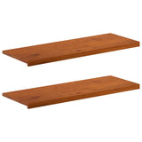 Window Sills 2 pcs Brown 120 x 40 x 2 cm Solid Oak Wood 42050005