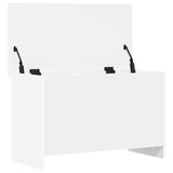 Storage Chest White 80 x 40 x 50 cm Engineered Wood 8011259