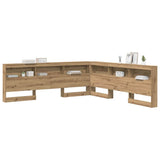 Storage Headboard Artisan Oak Engineered Wood 3335516