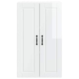 Wall Cabinet PORTO High Gloss White 60 x 31 x 100 cm 885489