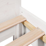Bed Frame without Mattress White 90x200 cm Solid Wood Pine 3309747