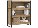 Book Cabinet Artisian Oak 80 x 30 x 121 cm Engineered Wood 886419