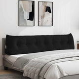 Back Pillow Black 200 x 24 x 50 cm Fabric 42014588