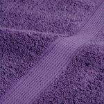 12 Piece Premium Towel Set SOLUND Purple 600 gsm 137579