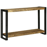 Console Table Brown 120 x 33 x 75 cm Solid Mango Wood 4104733