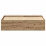 Bed Frame without Mattress Artisan Oak 150x200 cm Engineered Wood 3329313