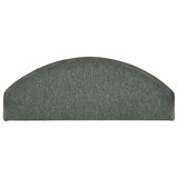 Stair Mats 30 pcs 65x24x4 cm Dark Green Half Round Large 3365757