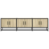 TV Cabinet Sonoma Oak 150x35x41 cm Engineered Wood and Metal 848860