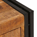 Sideboard with Drawer Brown 66 x 33 x 70 cm Solid Mango Wood 4016718