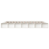 Bed Frame without Mattress White 160x200 cm Solid Wood 820667