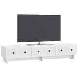 TV Cabinet High Gloss White 147 x 34.5 x 30 cm Engineered Wood 894019