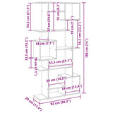 Book Cabinet Artisian Oak 92x29x188 cm Engineered Wood 3310324