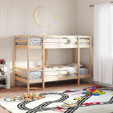 Bunk Bed without Mattress 90x200 cm Solid Wood Pine 3284218