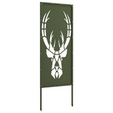 Garden Privacy Screen Olive green 50 x 140 cm Cold-rolled steel 876332